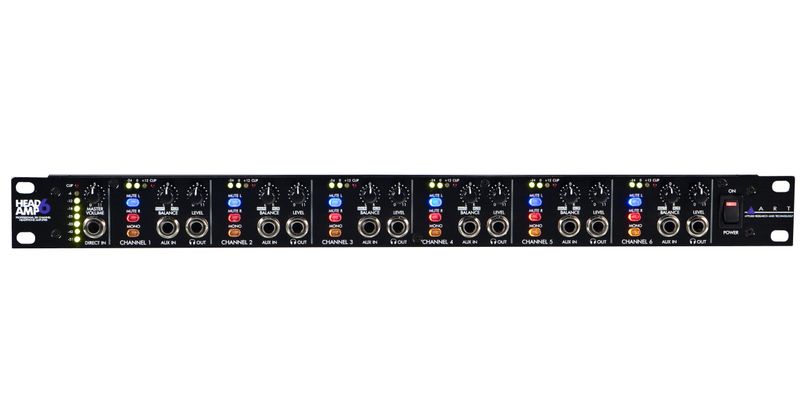 ART HeadAmp6 – 6-kanals hodetelefonforsterker