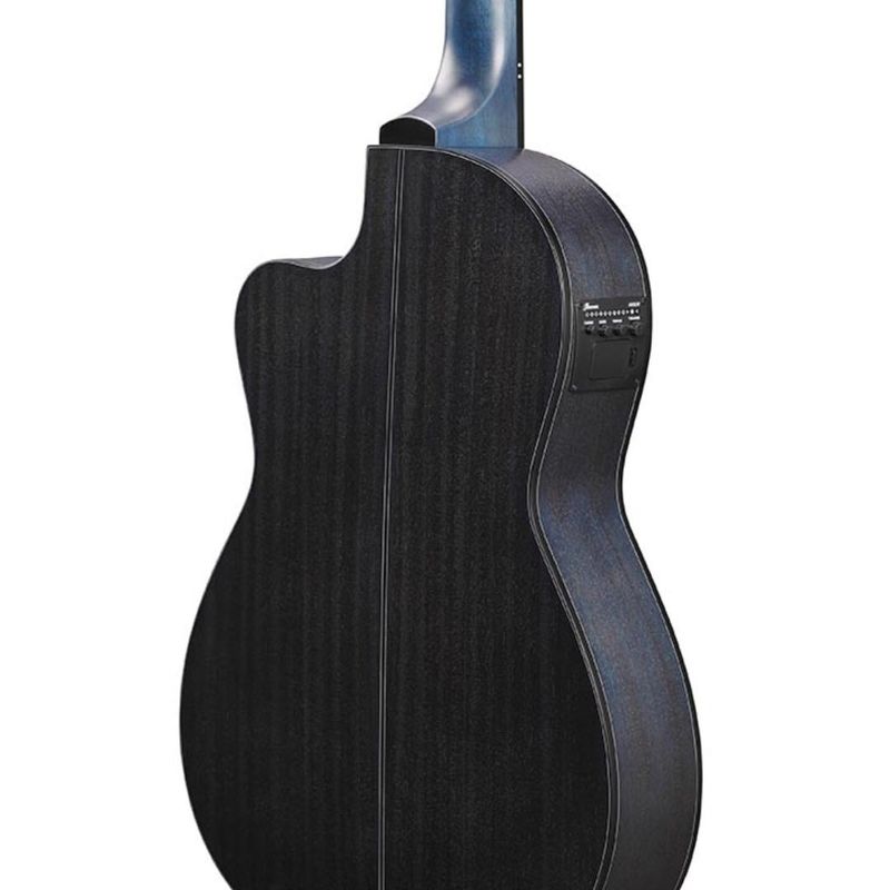 Ibanez GA5FMTCE-OB Nylon m/ preamp, Thin body - Open Pore Blueberry