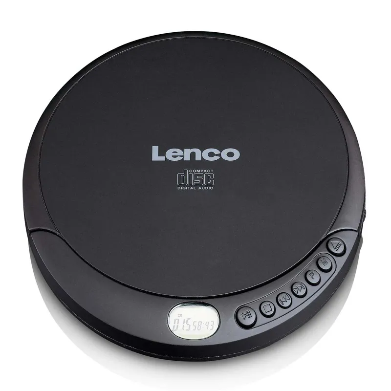 Lenco CD-010 Bærbar CD-spiller med ladefunksjon
