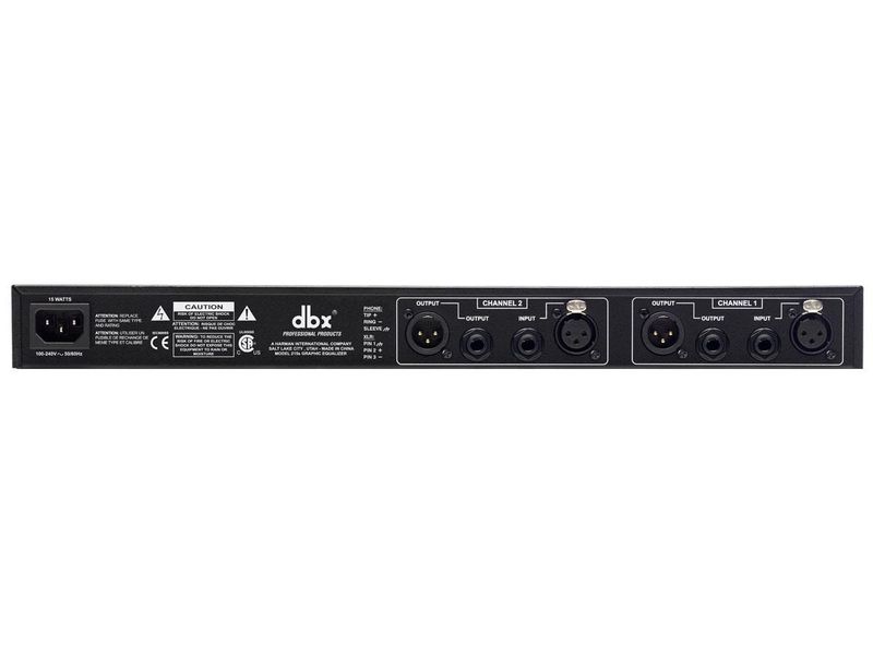 DBX 215 Grafisk Equalizer, 2 x 15 bånd