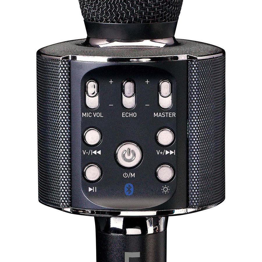 Lenco BMC-090 Bluetooth Karaokemikrofon med høyttaler og belysning
