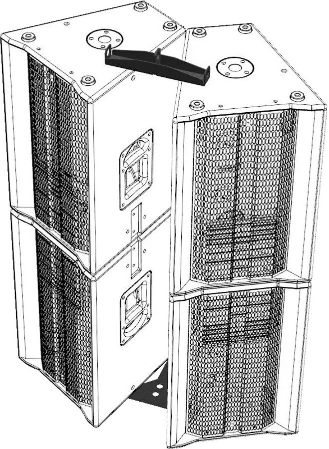 HK Audio PP CP, 2 multipurpose hanging kits for HK L5 LTS serien