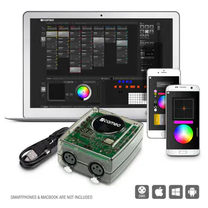 Hovedbilde Cameo DVC PRO 1024-kanals USB til DMX Interface, WiFi-tilgang og kontrollersoftware-pakke