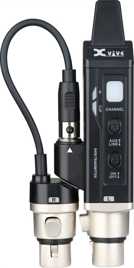 Xvive U45D trådløst in-ear system, stereo 5,8 GHz