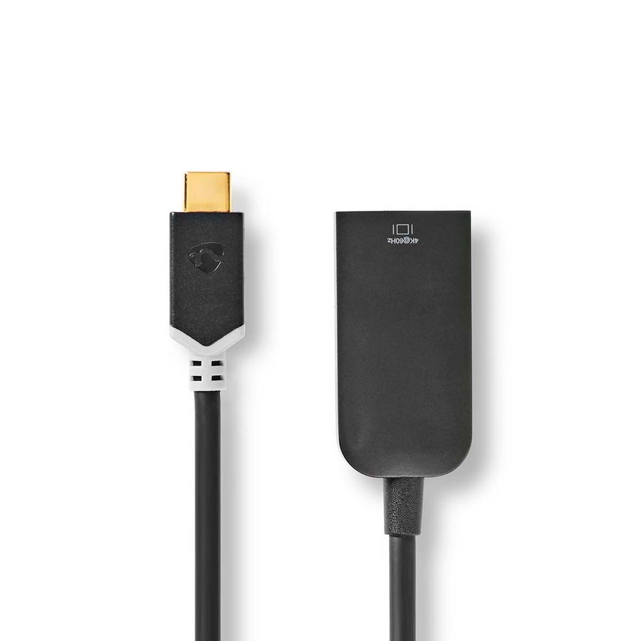 Nedis USB-C til HDMI adapter, 4K@60Hz, 0.20m