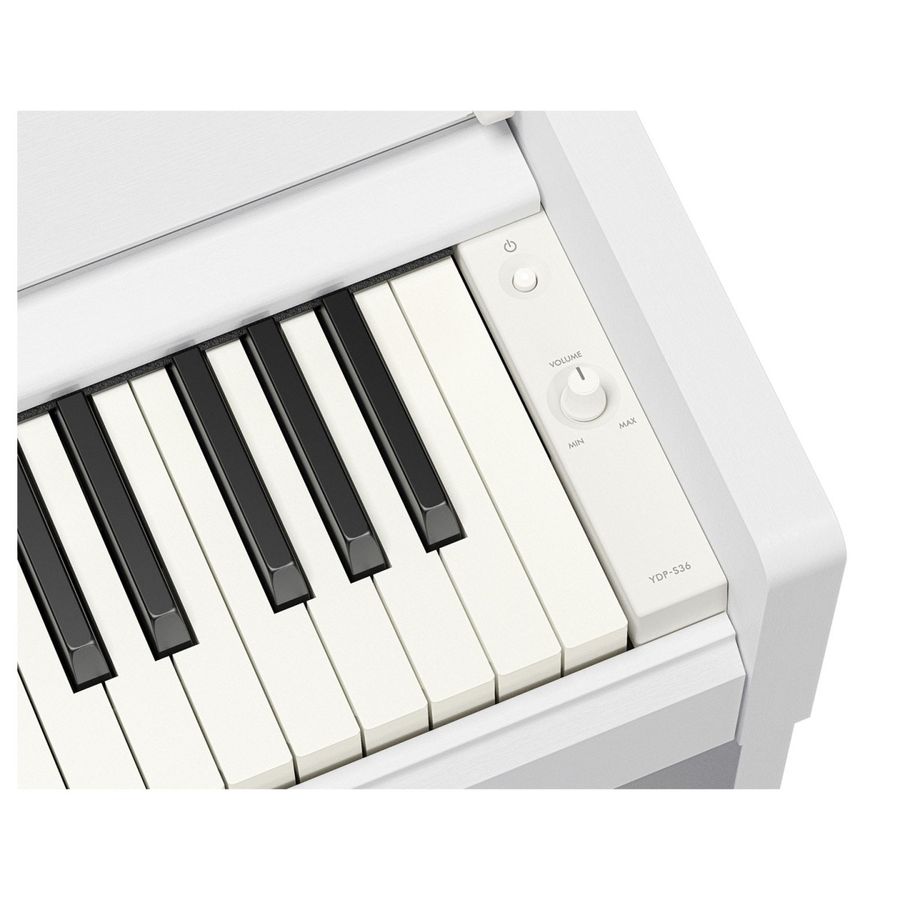 Yamaha YDP S36W digital piano, hvit