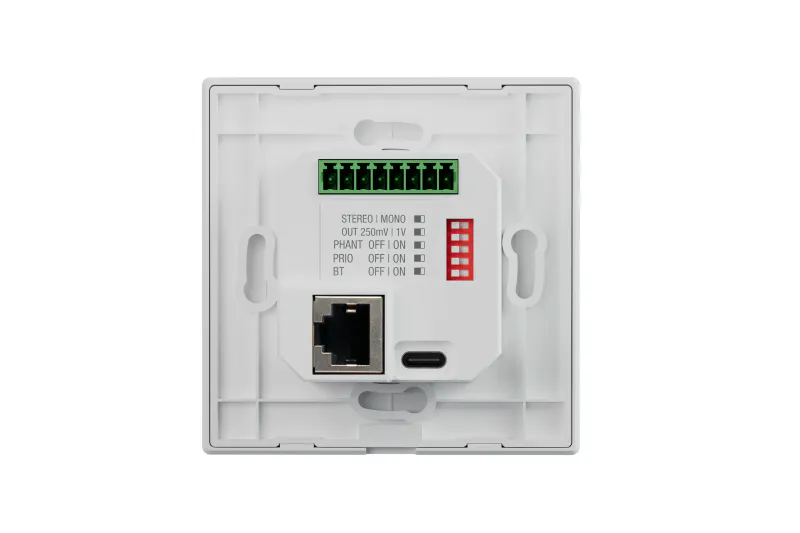 Fonestar Wallmix-WH Bluethoot panel for veggmontering med mikrofon inngang, Hvit