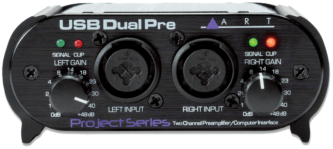ART USB DUAL PRE Two Channel USB Tube Preamp