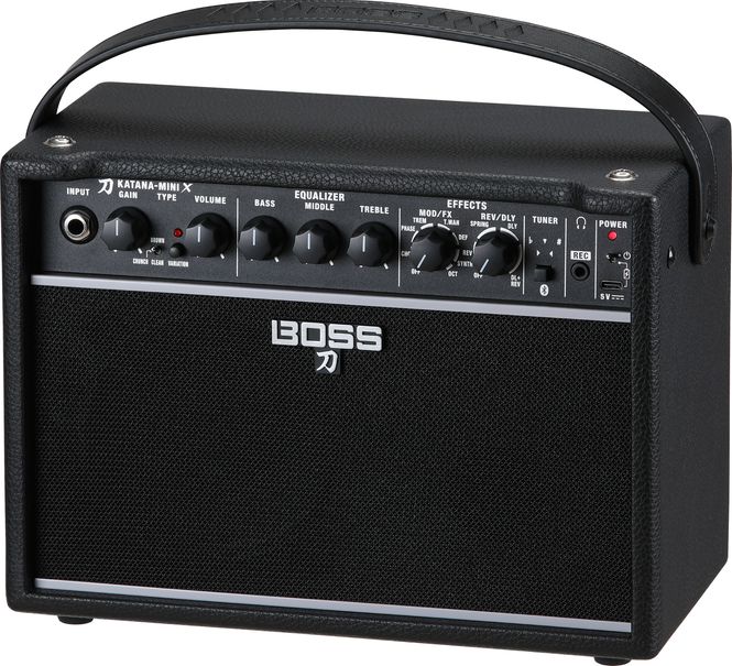 Hovedbilde Boss Katana-Mini X - Kraftig MiniCombo, 10W m/ effekter, Bluetooth og oppladbart Batteri