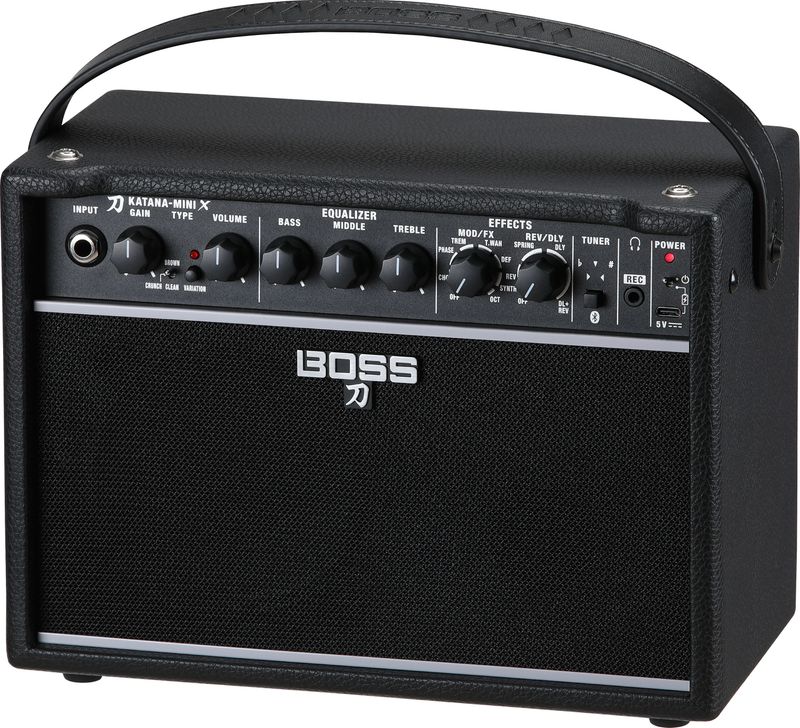 Boss Katana-Mini X - Kraftig MiniCombo, 10W m/ effekter, Bluetooth og oppladbart Batteri