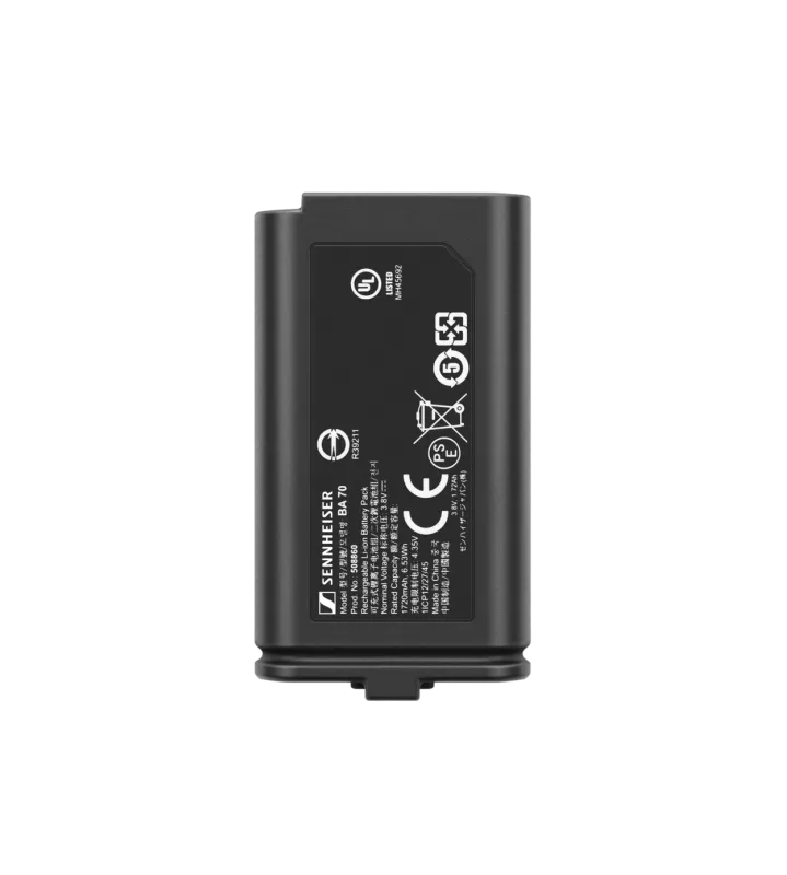  Sennheiser BA 70 Oppladbart Batteri for EW-D SK og EW-D SKM-S