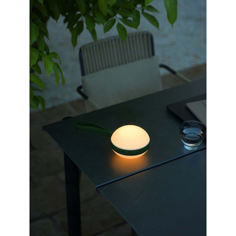Nordlux Bring To-Go 12 Batterilampe | 12cm | 1W | IP54 | Hvit/Grønn