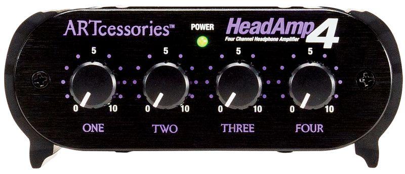 ART HeadAmp4 – 4-kanals hodetelefonforsterker for opptil 8 hodetelefoner