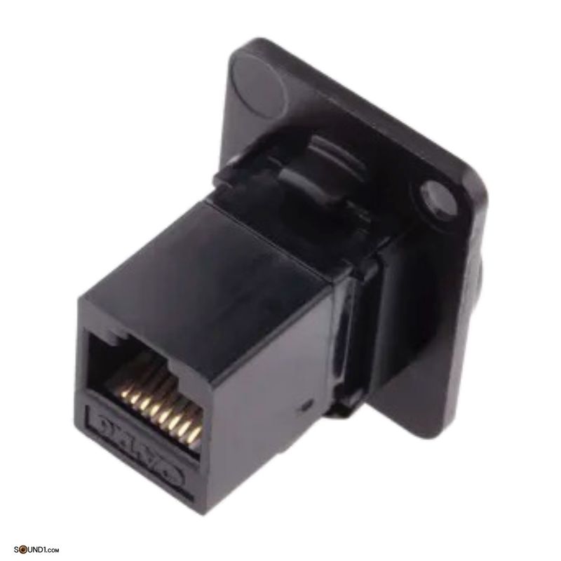 RS PRO Cat6 RJ45 feedthrough chassiskontakt