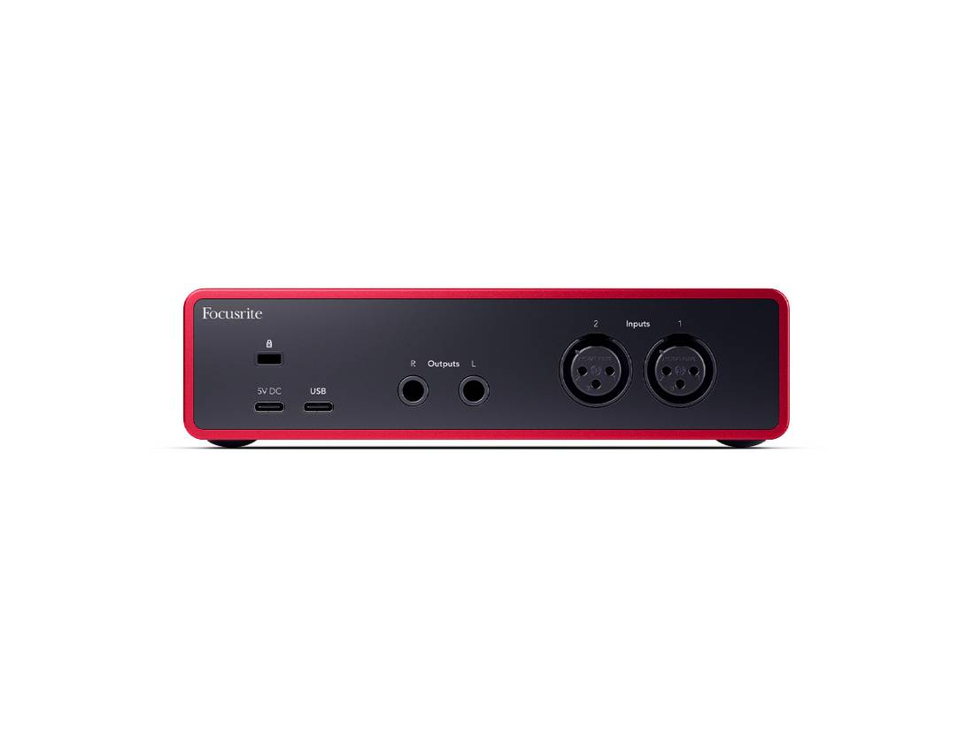 Focusrite Scarlett 2i2 Gen. 4, 2 inn/2 ut USB Lydkort