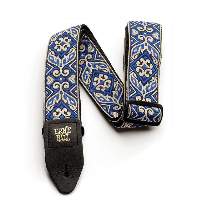 Hovedbilde Ernie Ball EB-4165 Gitarreim i klassisk Jacquard-design, Tribal Blue