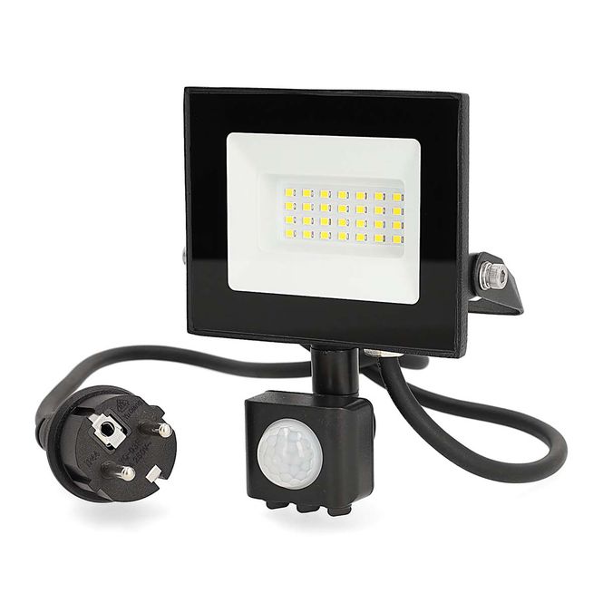 Hovedbilde Nedis LED Lyskaster, 1620 lm, 20W, bevegelsesdeteksjon, IP44, 4000 K