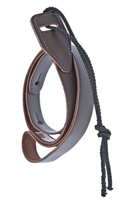 Hovedbilde D'Addario 75M01, 13 mm mandolinreim i brun lær