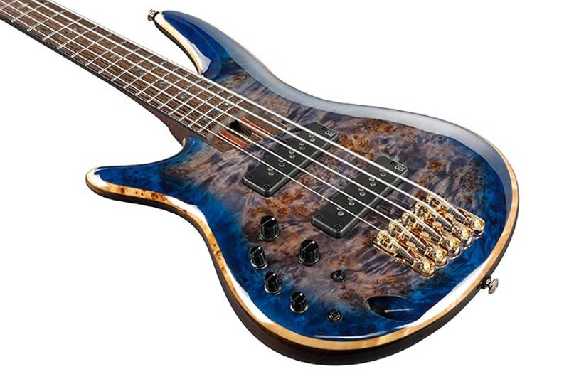 Ibanez SR2605L-CBB, m/ gigbag, 5-str, Cerulean Blue Burst, Lefthand
