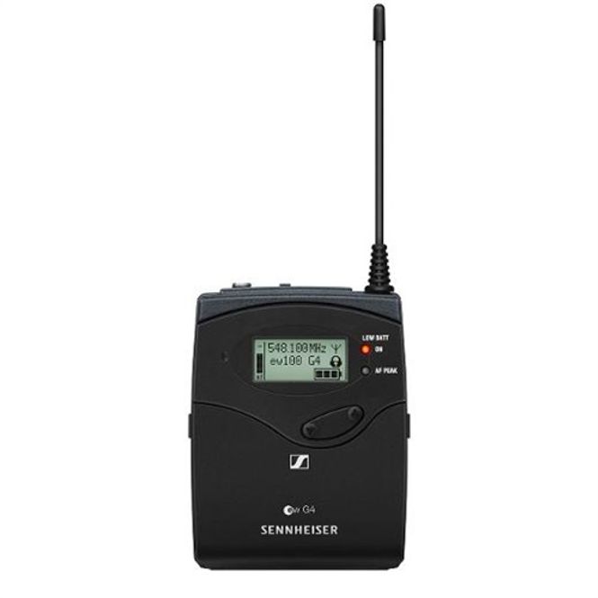 Hovedbilde Sennheiser SK 100 G4-E Range, Trådløs Sender/Bodypack med Mic/Line inngang