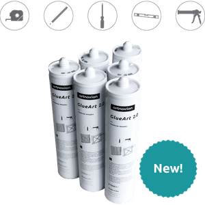 Hovedbilde Artnovion GlueArt 3.0 E-SBR polymer-panellim, ventilasjonskrav (pris pr. stk.)