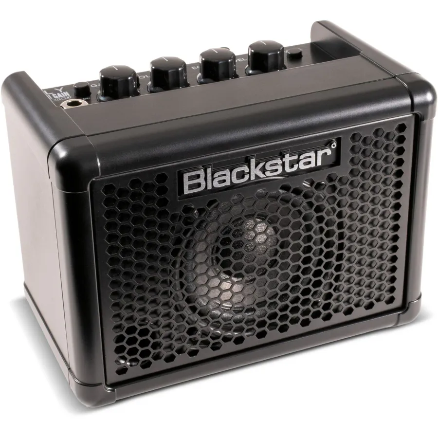 Blackstar Fly 3 High Gain, Kompakt 3-watts gitarforsterker med batteri eller Strømdrift.