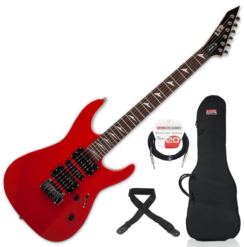 ESP LTD MT-130 HSH elektrisk gitarpakke, Red