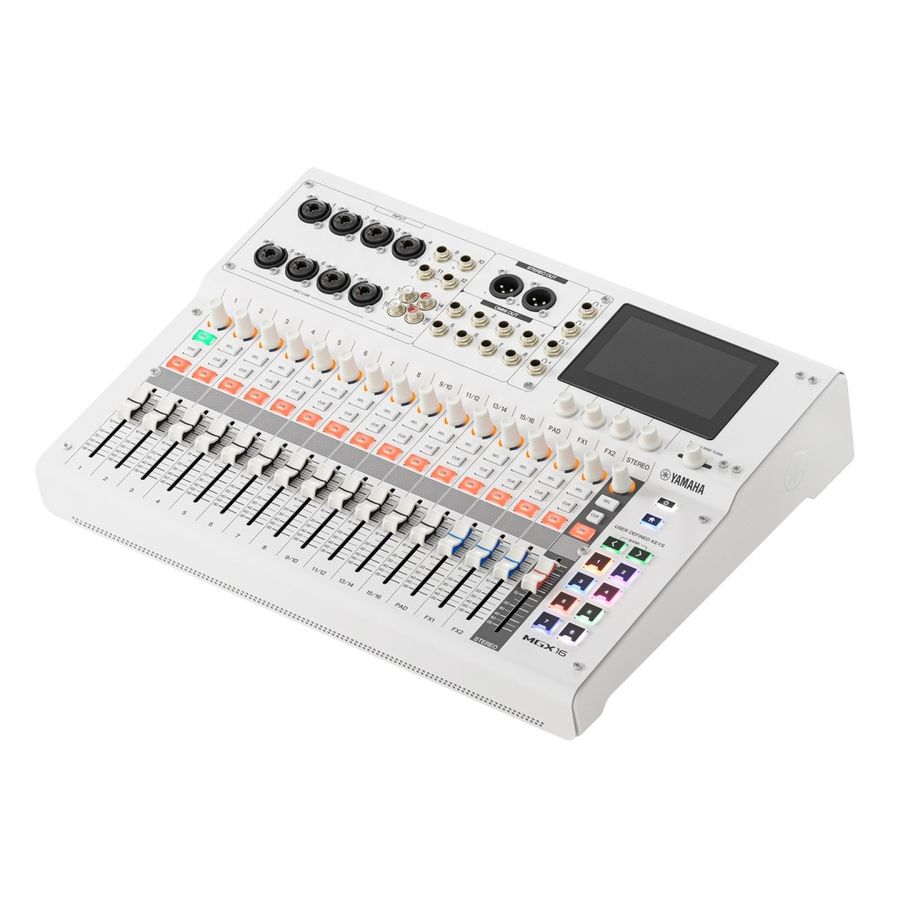 Yamaha MGX16W, 16 kanals Digital Mixer m/ Multi-track USB, White