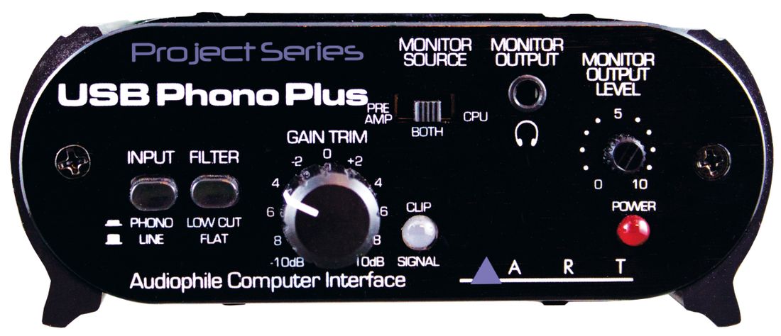 ART USB Phono Plus, høyoppløselig phono-forforsterker og USB-lydgrensesnitt
