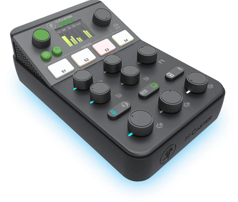 Mackie M-Caster-Studio, Desktop Live Streaming Mixer with display