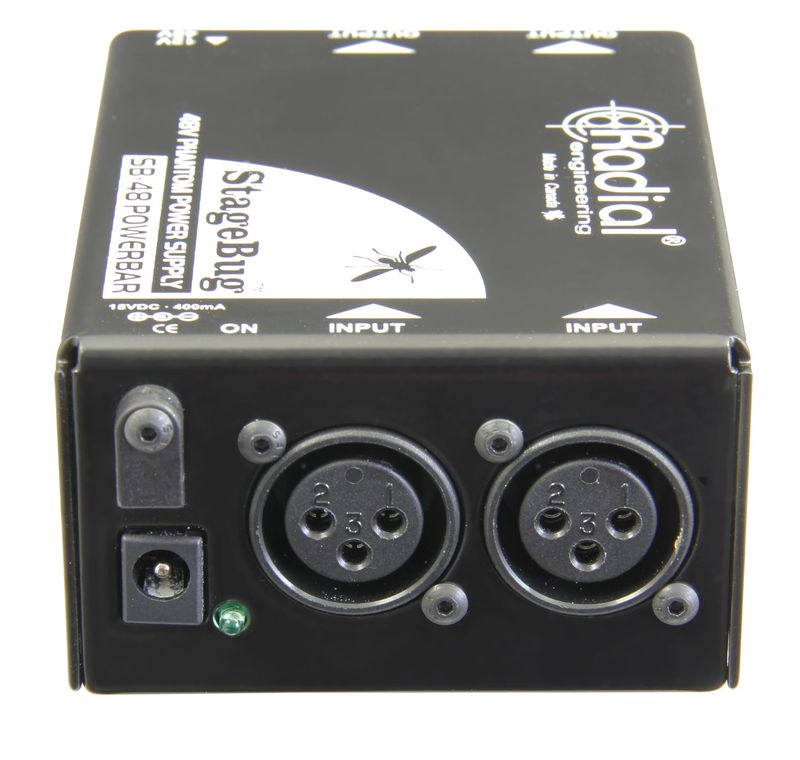 Radial StageBug SB-48, 48V fantommating for kondensatormikrofoner