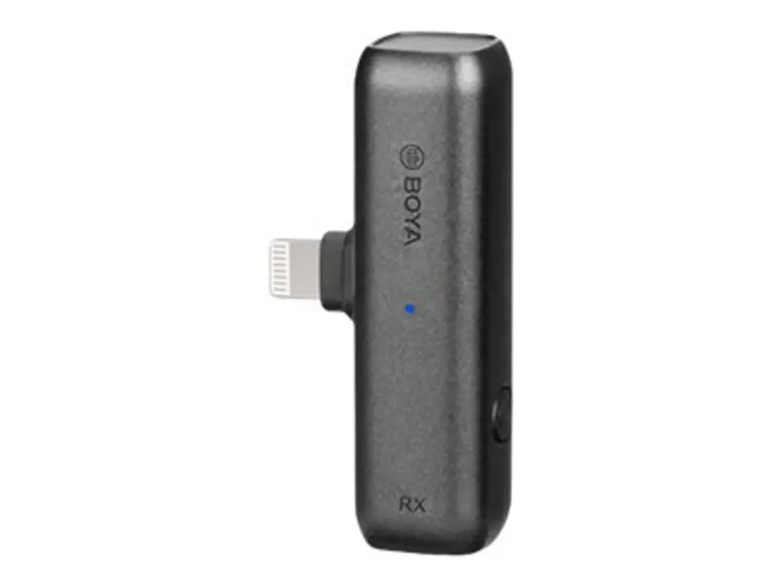 BOYA BY-WM3D 2.4 GHz Trådløsmikrofon for iPhone, kamera og mobil