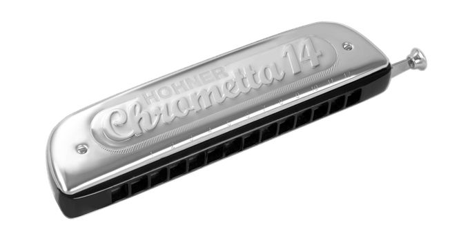 Hovedbilde Hohner Chrometta 14 C kromatisk munnspill