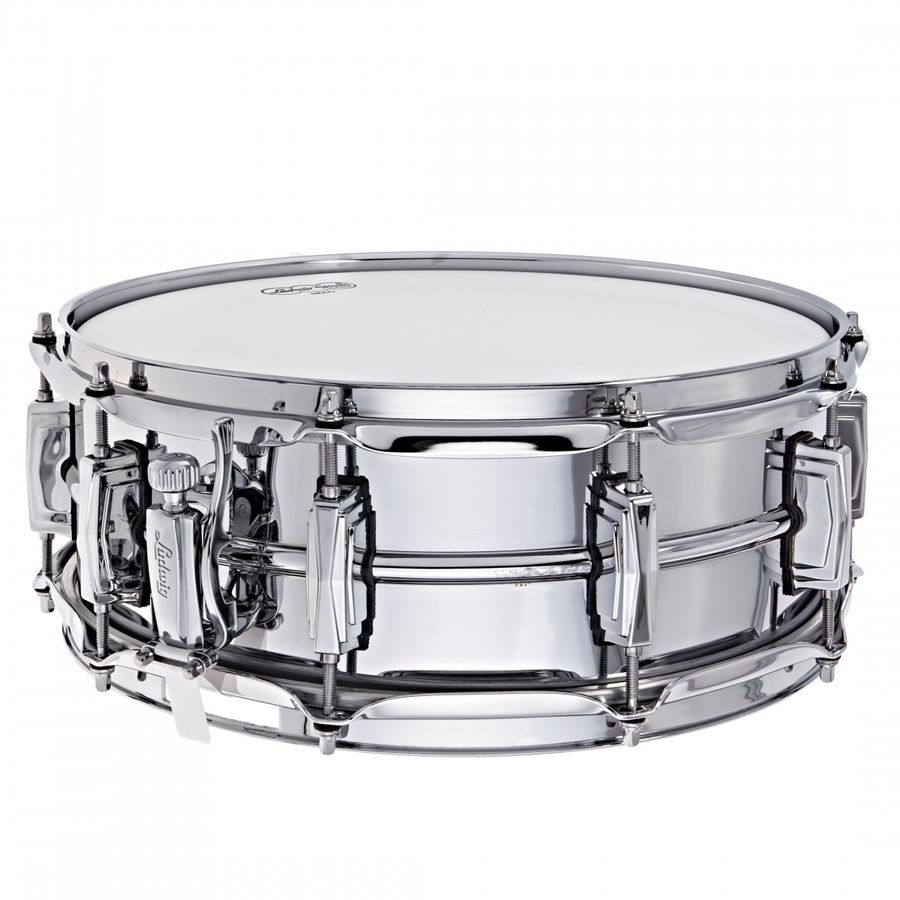 Ludwig LM400K Supraphonic Skarptromme, Chromed Aluminum, 14x5