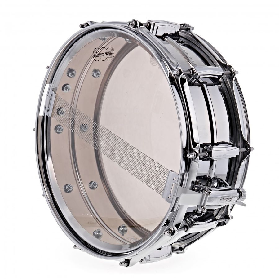 Ludwig LM400K Supraphonic Skarptromme, Chromed Aluminum, 14x5