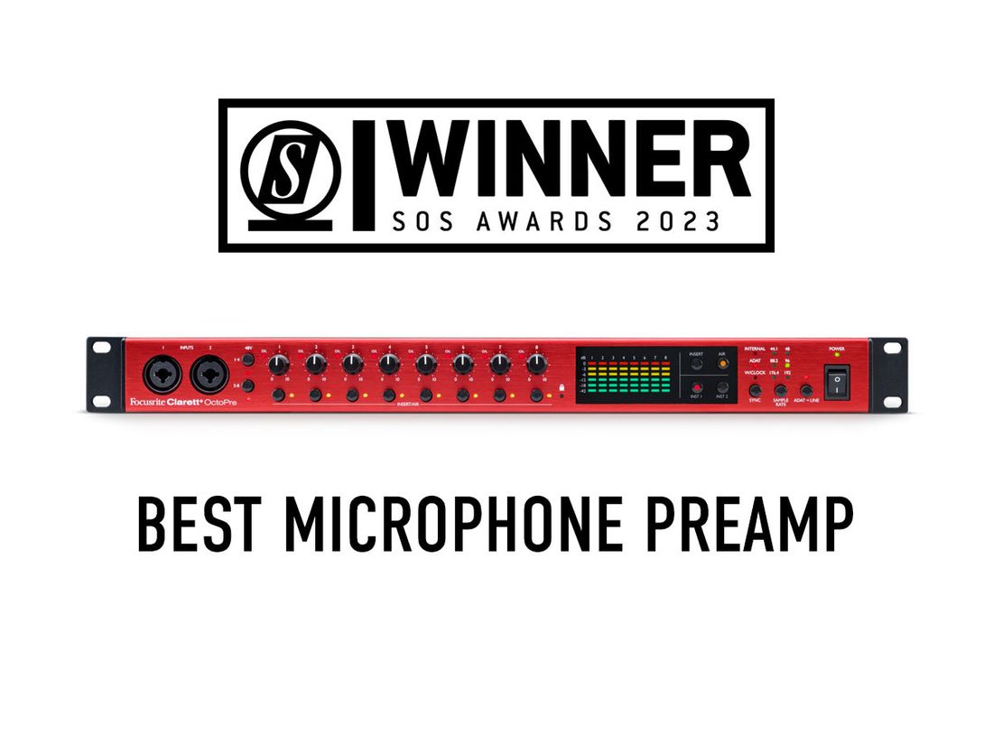 Focusrite Clarett+ OctoPre | 8 x mic, 8 AD/DA, ADAT I/O
