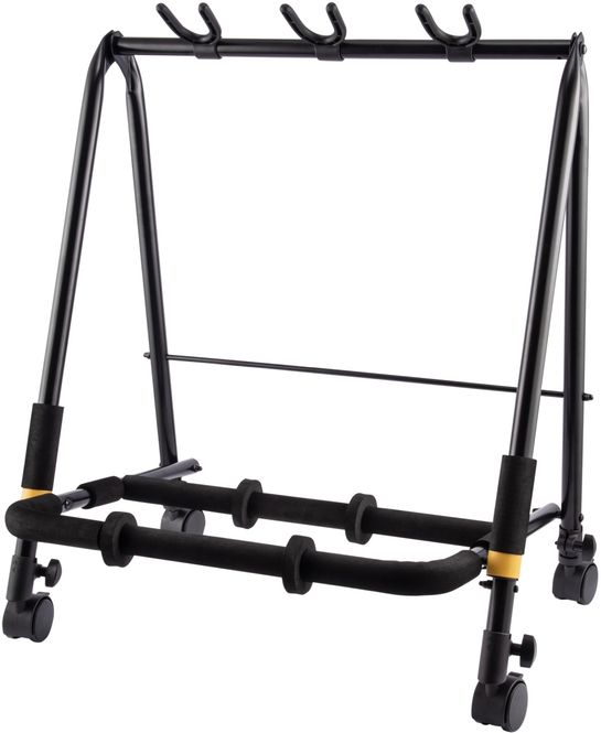 Hovedbilde Hercules GS523 Plus Guitar Rack for 3 gitarer m/ hjul, utvidbart