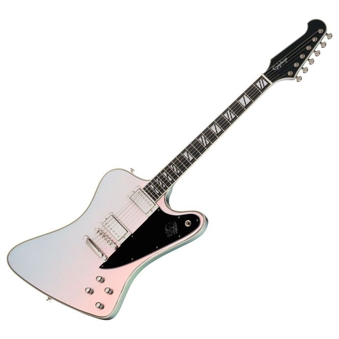 Hovedbilde Epiphone Firebird Custom Futura m/ Premium Gigbag, Quicksilver Shift