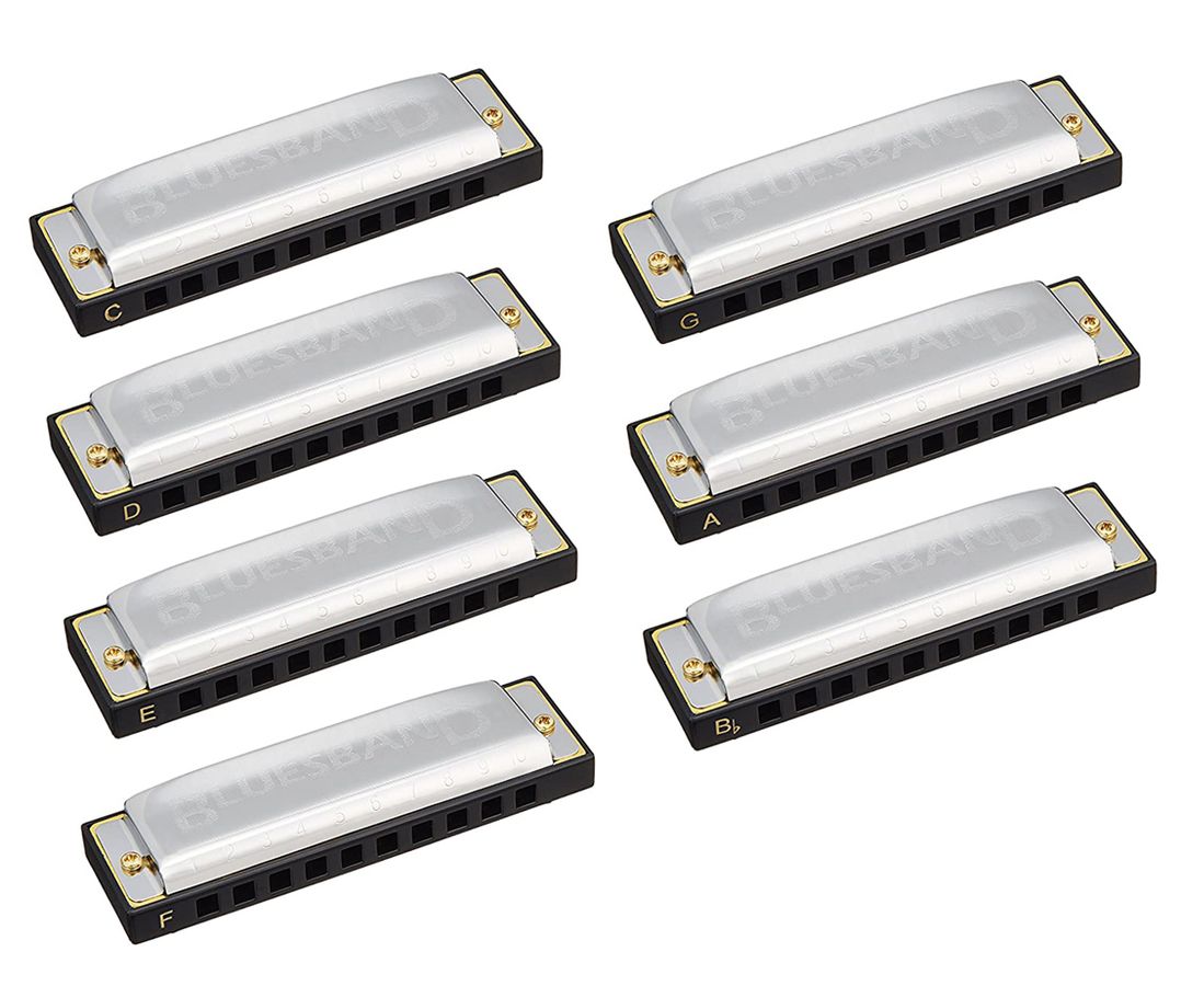 Hohner Blues Band 7 pcs. Munnspillsett 