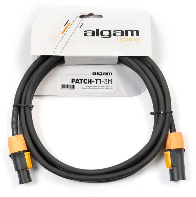 Hovedbilde Algam PATCH-T1-3M, PowerCon TRUE1 forlengelseskabel,16 A