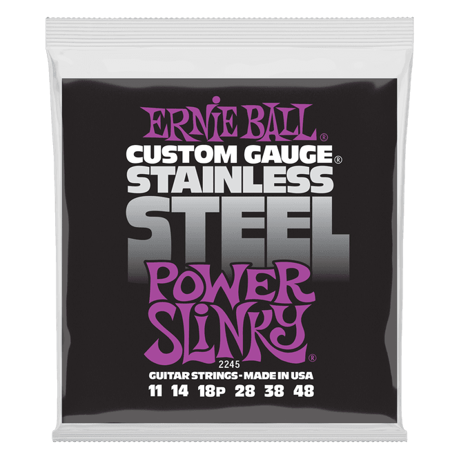 Hovedbilde Ernie Ball EB-2245 Power Slinky Stainless Steel, 11-48