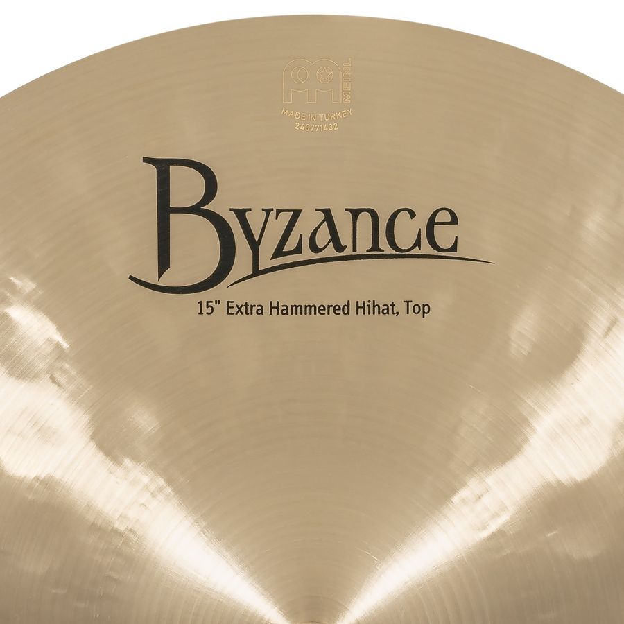 Meinl Byzance - B15EHH Trad. extra hammered Hi-hat, 15'' 