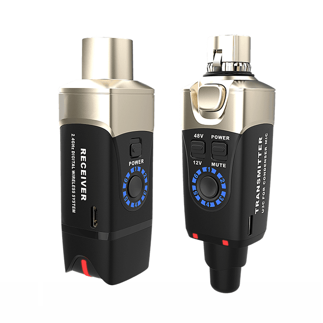 Hovedbilde Xvive U3C trådløst mikrofonsystem for Kondensatormikrofoner, +48V mating.