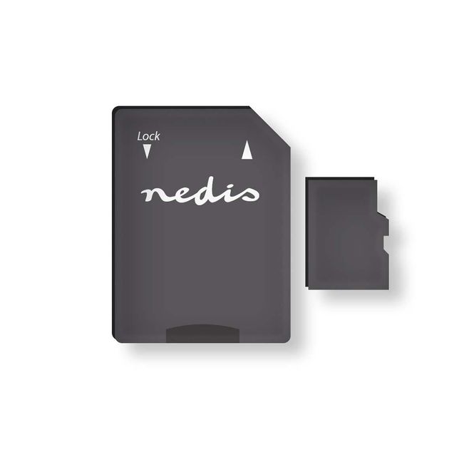 Hovedbilde Nedis microSDXC Minnekort, 128 GB, 90 MB/s, AD adapter inkludert