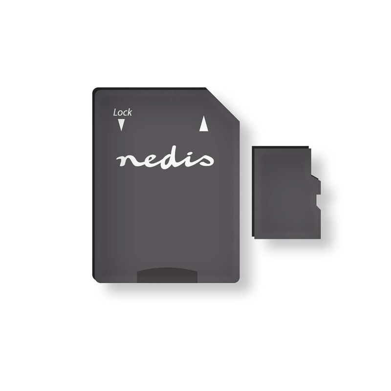 Nedis microSDXC Minnekort, 128 GB, 90 MB/s, AD adapter inkludert