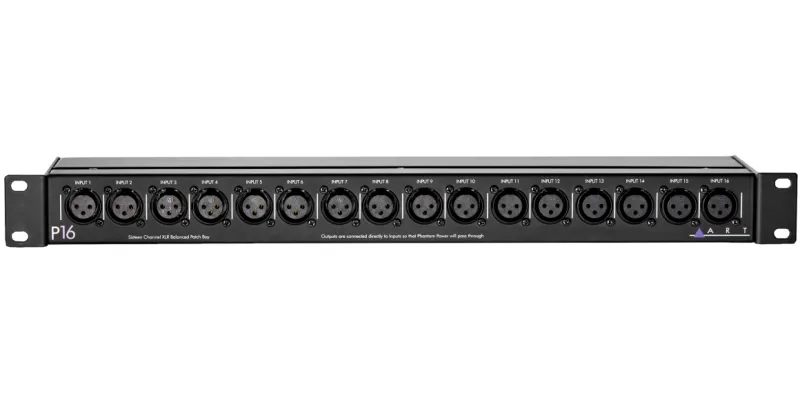 ART P16 – 16-kanals balansert patch for studio, scene og installasjon