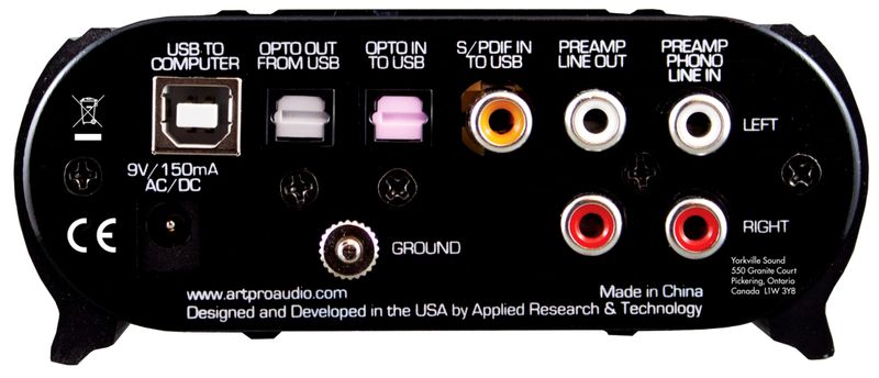 ART USB Phono Plus, høyoppløselig phono-forforsterker og USB-lydgrensesnitt