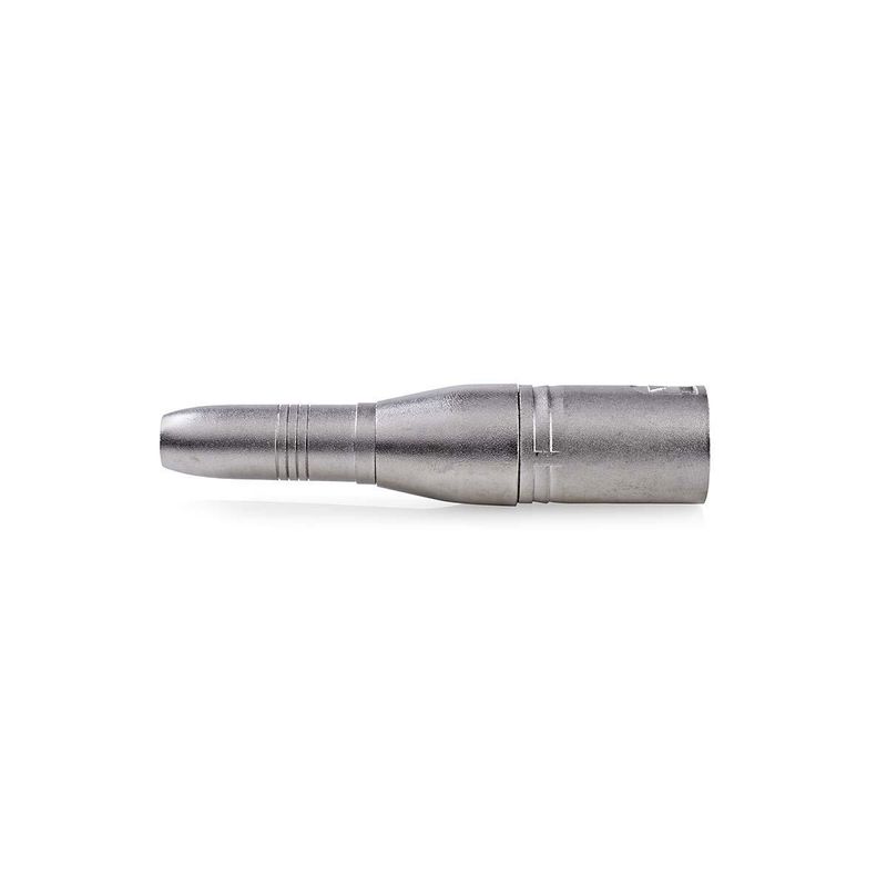 Nedis XLR 3-Pin Han til Stereo Jack Hun, Nikkel belagt
