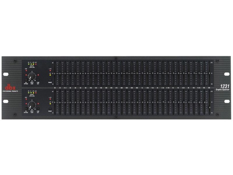 DBX 1231 Grafisk Equalizer, 2 x 31 bånd