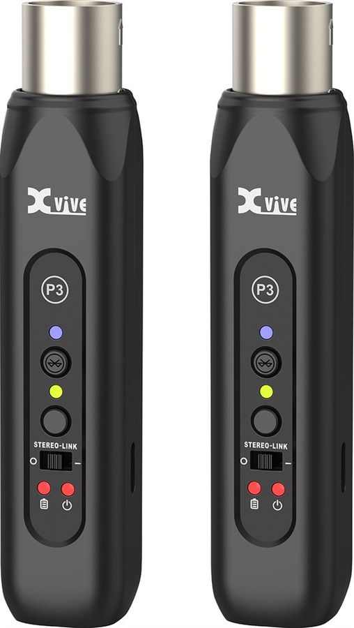 Xvive P3 Stereo Bluetooth-mottakersett for miksere og aktive PA-høyttalere